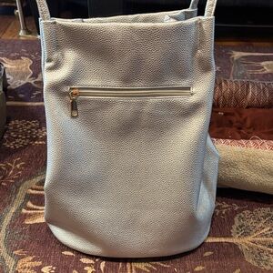 Elegant Silver Tote Bag